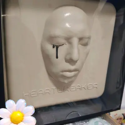 这是我的年末好物分享~蹲了好久终于让我在挖煤姬平台找到了权志龙早期专辑，那真的绝美的程度，这张《heartbreaker》的设计在早期来说，也是创意极佳的存在，尤其是脸模的设计真的无与伦比的棒，这次选择的物流是竹蜻蜓，真的速度超级快，包裹完整度也超级好，真的感谢平台...
