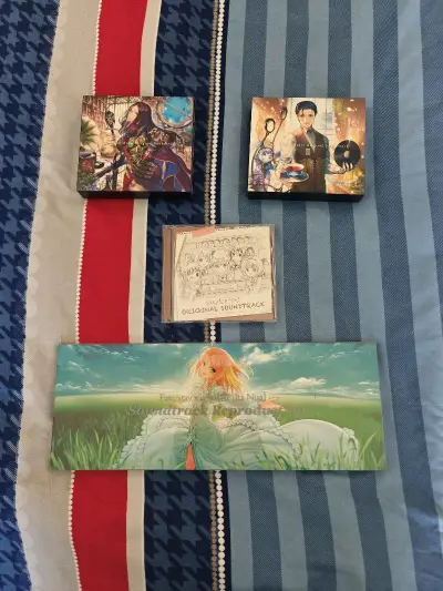 这次买了几张喜欢的动漫游戏CD，用优惠券后都很OK，品相也很好非常满意。物流方面选的是竹蜻蜓效率不错大概2周左右就到手了OK的，官方的包装方面也依旧完美没问题，工作人员的审核速度也越来越快了点个赞，那么下次见啦~