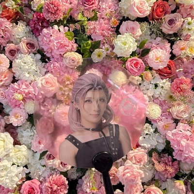 带着云汪的扇子打卡刀男十周年animate cafe，花花花墙和云汪太适配了！粉红小狗你就是一款草莓小蛋糕?leader努你快回来