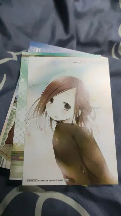 一周的朋友这套卡片真的很好看，谢谢挖煤姬能在这上面淘到这些，真是太高兴了，包装很严实，物流很迅速，运费也很便宜