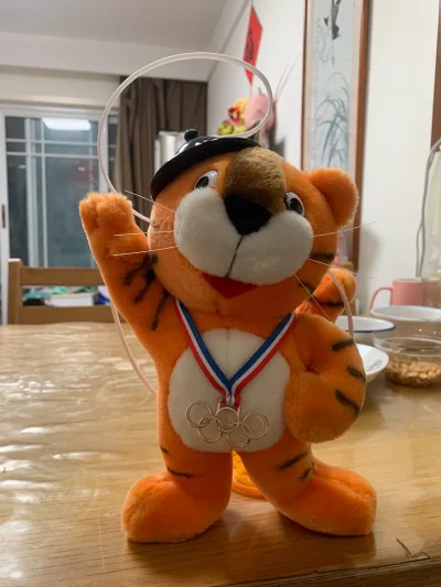 朋友推荐使用了挖煤姬海淘，淘到了一个品相很好的奥运吉祥物，使用了竹蜻蜓专线运送到国内，速度很快，本来担心白色配件会断掉，收到后完全没问题，包装填充的很好，玩具安全落地啦。