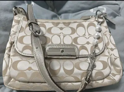 经典老花搭配质感五金，皮质软糯有光泽，平台标注清晰成色，到手惊喜无落差，百元预算拿下轻奢复古范，通勤逛街都百搭，谁能拒绝这种捡漏快乐！