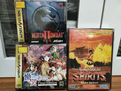 这单买的东西比较少，因为现在的情况没办法在多买游戏了！唉:-(。三个游戏整体来说成色都比较不错，尤其是恸哭，几乎全新。同时收到了一直很想要的md侍魂初代，这个游戏比较稀少。真人快打2也收到了全品版本。很不错！