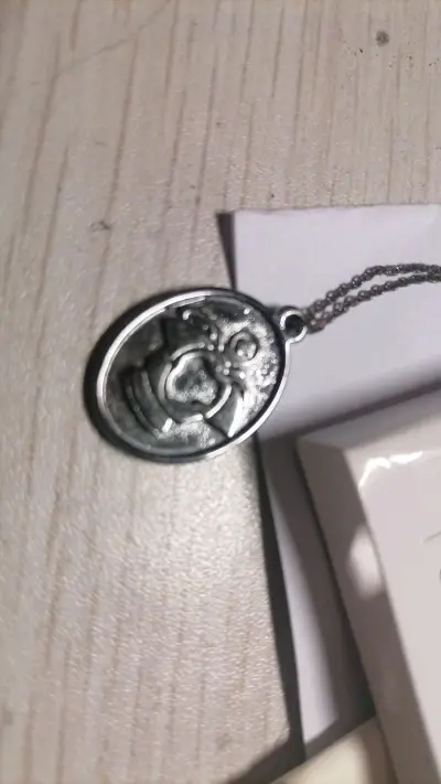 商家发货快，包装也很完美，商品状态保存完好，项链上的图案是焰魔的灵魂宝石，总之很美丽的项链，就是不知道是何时的产物ヾ(๑╹ヮ╹๑)ﾉ”