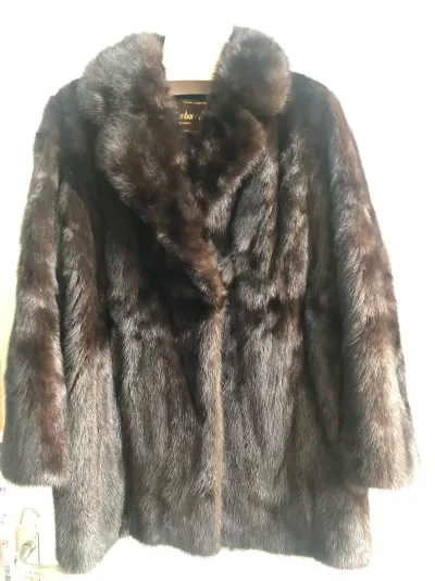 这次买到的貂皮大衣质量都很好 比之前购买的底绒更加厚实 皮板也更加柔软 现在已经开始下雪了 过段时间就可以穿出门了