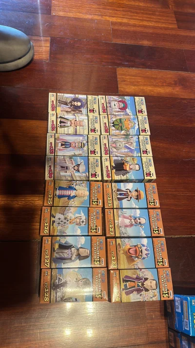 好价入了一套海贼王wcf的阿拉巴斯坦篇，太顶了，成色跟新的一样，而且盒子也很完美。挖煤姬的物流又安全又高效，很快就到了。愉快的一次购物，过年了，继续置办一些新玩具哈哈哈。