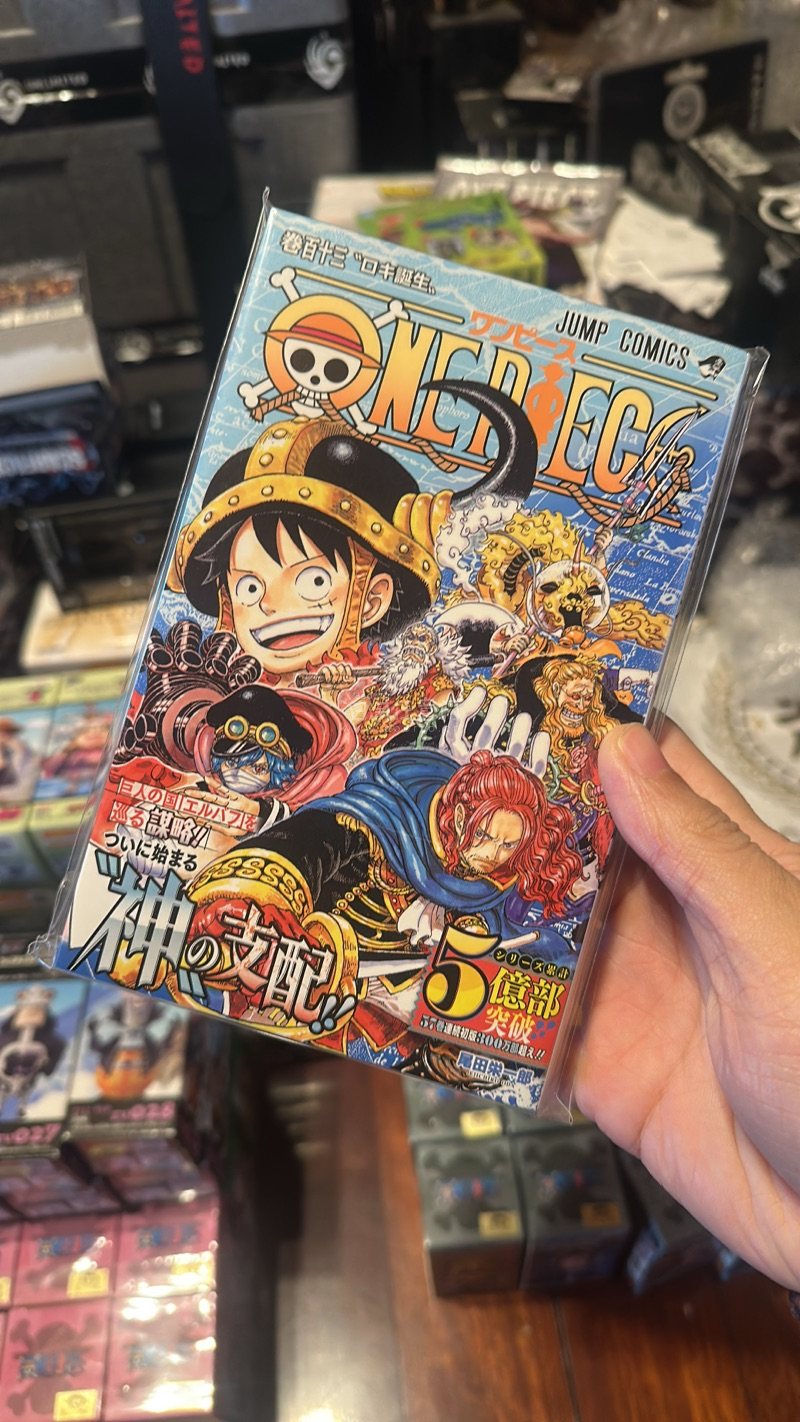 海贼王最新卷113get，哈哈完美到货。然后还有一套wcf的王下七武海，这套也是心心念念很久，这次趁任意门优惠券力度还不错赶紧拿下。期待后续到货。