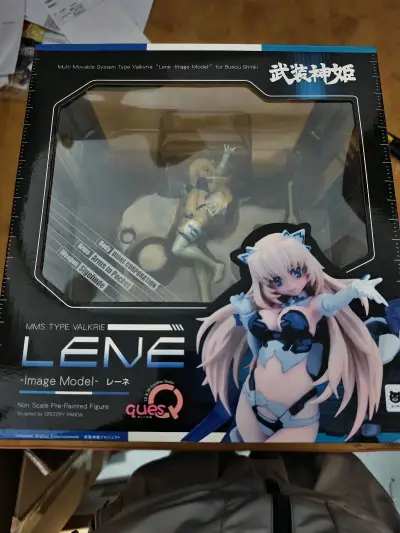 这次买的是quesq的武装神姬手办还有轨迹早年的cd，这次的箱子依旧八角尖尖，还是走竹蜻蜓专线，从发货到到手不过15天。令我放心。挖煤姬当属海淘的好去处，适合我这种喜欢老番的玩家去淘点冷门的玩意。