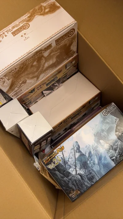 为了避免抽到重复款，这次选择了购买已确定内容的整套“怪物猎人”盒蛋。整体质量远超之前买过的，细节纹理清晰，特别是雷狼龙的毛发刻画很细致。包装盒内的模型固定得很好，长途运输毫无损伤。虽然整套购买单价稍高，但省去了“盲抽”的不确定性和可能的经济损失，对于只想收藏特定一套...