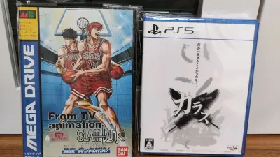 这单收到了一直心心念念的灌篮高手md版本，成色非常满意，也弥补了之前那个成色不好的残品的遗憾。另外还收到了dc最后一个游戏乌鸦的ps5 移植版本，真是没想到时隔18年，这个游戏竟然还能被想起来。最后收的是dc格斗摇杆，成色不太好，就当平时练手玩吧！这单速度很满意！