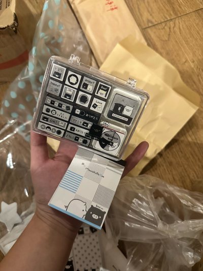 海淘分享！黑白猪印章！