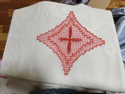 之前不知道还有名古屋带，这次尝试了一下，这个形制会更加轻薄更加美观！这次买的腰带图案真的很好看，是立体的钩织花纹，实在是美哉！