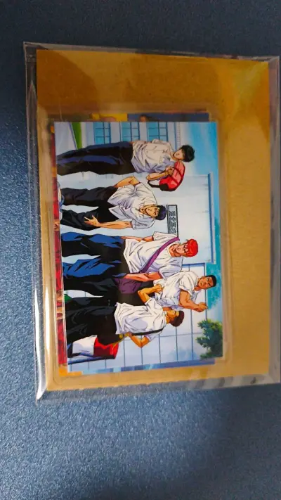 买到了古早的灌篮高手的卡，非常老的卡，这就是情怀吧，塑封卡也不错，运输安全，价格运费也还是不错，非常安心