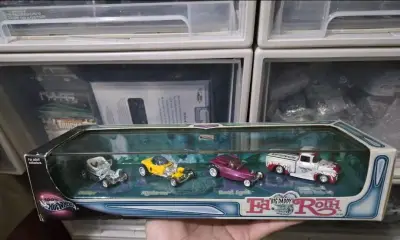 这套Ed Roth风火轮套装太惊艳了！车型还原度拉满，漆面质感超赞，细节做工没得挑，收藏摆柜都超合适，老粉直接爱了！