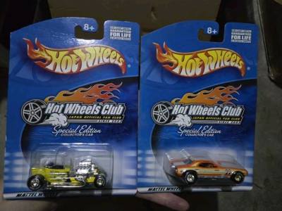 这套风火轮日本俱乐部限定款太香了！包装完整无瑕疵，车型是稀有款，漆面和电镀件质感超顶，收藏属性直接拉满，老粉狂喜！