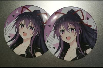 约会大作战十香黑裙吧唧徽章