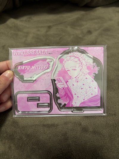 买了几件东西 感觉在挖煤姬买亚克力制品挺不错的 卖家人也不错 还有优惠卷抵扣 很愉快的一次购物 吧唧也还行 