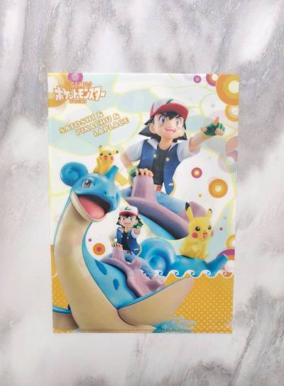 这一单都是我爱的宝可梦文件夹，其中最少见最稀有的就是这个megahouse出的小智皮卡丘手办同款柄图文件夹，国内完全买不到，挖煤姬可以买到太开心了！