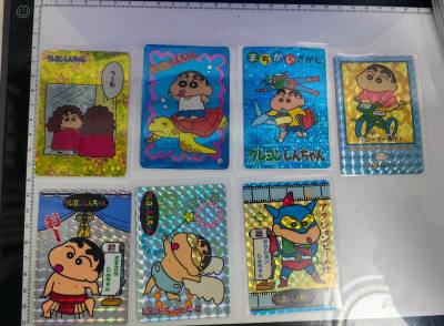 万代 眼镜厂初代蜡笔小新卡片 发布于1993年 初代脸小新 复古风的卡片 别有一番感觉 对于喜欢小新的人很有收藏价值 情绪价值更是拉满