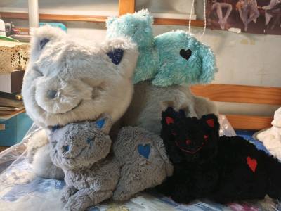 好大的绒绒，谢谢喵，海上漂泊一个月终于钓上来了，摸起来手感超级无敌爆炸好，想要很多年了，终于到手了，感谢