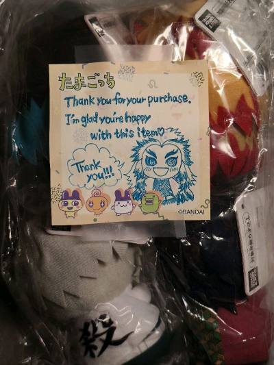 隔着泡泡纸我还以为小纸条是打印的！画得好好哦，字还是用英文写的。特别好的樱花妹，包装得很仔细，发货也特别快₍˄·͈༝·͈˄*₎◞ ̑̑希望她天天开心^_^