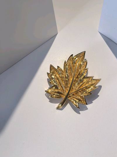 冬天到了就想戴点有生命力的东西。
	
挖煤姬积分制度修改后依然适合淘一些精致的小东西，比如这套朵兰（D&amp;#39;orlan）打标的树叶胸针和耳夹，挖煤姬平台的傻瓜式还价功能对我这种i人极其友好，这个卖家很痛快地打了八折给我捡漏，终于和家里原来这条项链凑了一个...