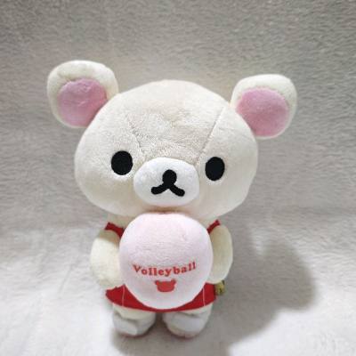 排球小熊妹，皱着眉头的熊妹，憨态可掬，精致可爱。竹蜻蜓速度正常，包装泡沫多，小熊保护的很好，非常满意。