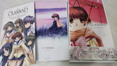 这次入手的是比较少见的CLANNAD初回限定的游戏本体，附带特典cd。值得一提的是外盒完美而且腰封无缺。
这次重量合适，用的竹蜻蜓专线运输，附带优惠性价比很高，到手完好无损。