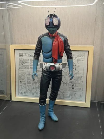 来自海洋堂的假面骑士旧一号1/4涂装白膜，这款的姿势和细节都非常完美，涂上慢慢昭和感的色彩，直接还原居中形象！