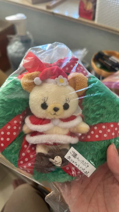 这次又在挖煤姬上淘到了我喜欢的好物！已经绝版的米妮熊！圣诞气息浓厚！越用越顺手了！在挖煤姬上购物越来越简单！因为朋友很喜欢这个ip国内一直没找到！在挖煤姬上一搜索马上就找到了！送给朋友她非常开心和惊喜！  