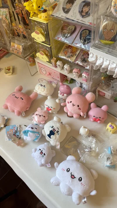 最近在网上刷到这个小章鱼 觉得很可爱 就在煤炉上淘到了一个价格比较不错的组合的是EMS路线很快就到手了 实物也特别可爱