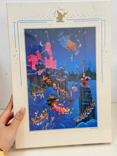 今天又收到竹蜻蜓啦～一共是两幅图，都是1000片的图！第一幅是迪士尼周年限定的图，蓝色真的很美！第二幅是kitty的图，也是很多kitty元素，超级可爱