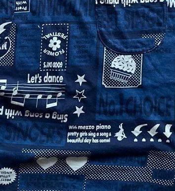 音符纯棉儿童连衣裙