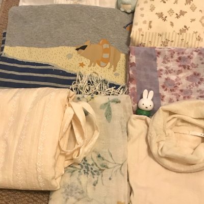 碎花围巾太美了