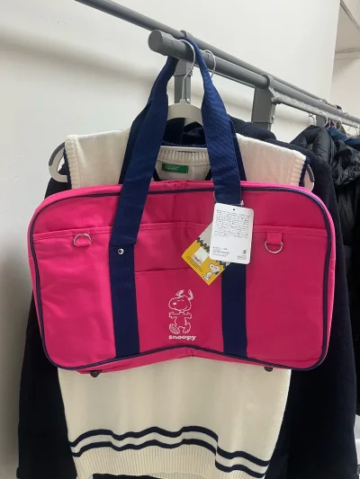 上个月在挖煤姬买的几样衣物跟包包，走的海运今天到了，拆开就是一个大惊喜，首先是我买的牛角扣大衣，是用非常便宜的价格拿下的，我以为可能会有轻微瑕疵，结果到手感觉使用感并不是很明显，90毛的大衣➕牛皮扣，不加邮费不到百的价格非常划算了，其次就是我切到的田辺高校的毛衣背心...