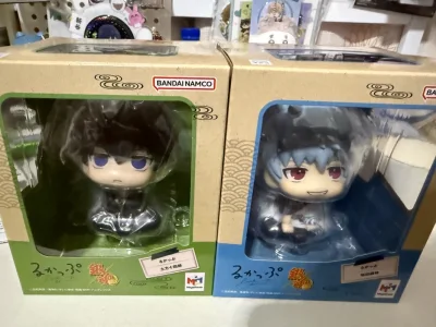 在amiami上预订了银时土方的look up,走的竹蜻蜓包税路线运回来，差不多20天左右到的，包装的依旧很严实！