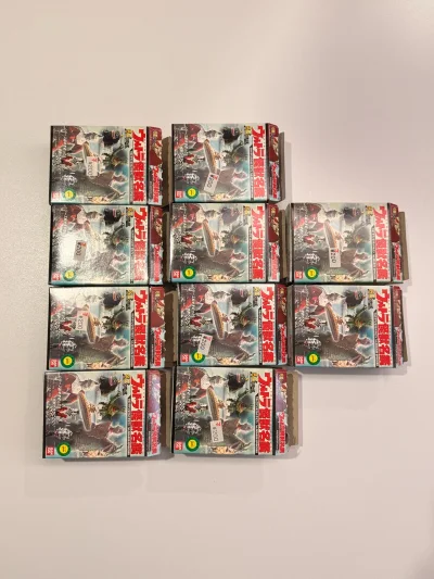 第117单，奥特怪兽名鉴，半套史上最大侵略和初代赛文第一弹。有的是已拆的，但总体成色不错，箱说全，满意的。