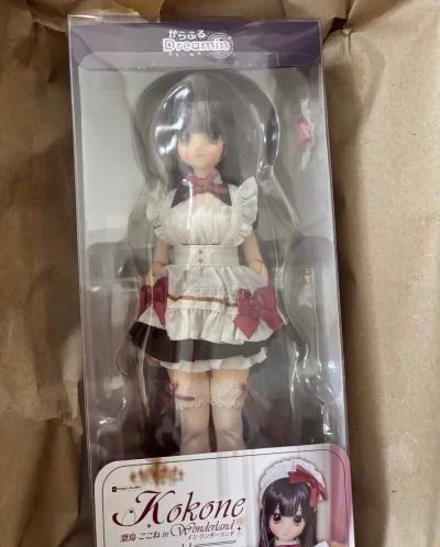 Azone 叶鸟心音，含有Azone素体+哥特洛丽塔娃衣+ 紫色长假发，这是打造“心音”造型的核心。她的风格是华丽的洛丽塔女仆
