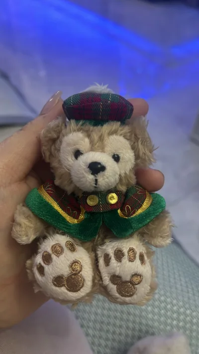 迪士尼小熊挂件收到啦！这一单速度真快！不得不说中古品挂件的价格是真香呀！嘻嘻嘻………恭迎迪士尼小可爱安全回家。希望下一单更精彩