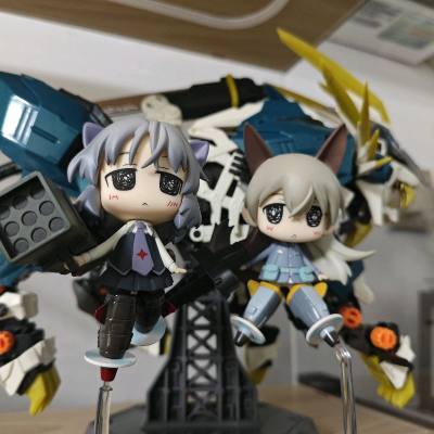 这次海淘的《强袭魔女》剧场版粘土人套装终于到手啦！?包装完好无损，八角尖尖，里面的Sanya和Eila粘土人也没有任何运输损伤，品相完美。