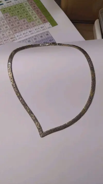 这条意大利的项链是我最喜欢的一条项链，光泽质感都保存的很好，丝巾扣是德国的工艺非常的精细，coro的饰品也很不错，小缺陷就是掉了一个钻，自己补补吧。最后，卖家们也很快发货，汇率低的时候，可以多淘淘