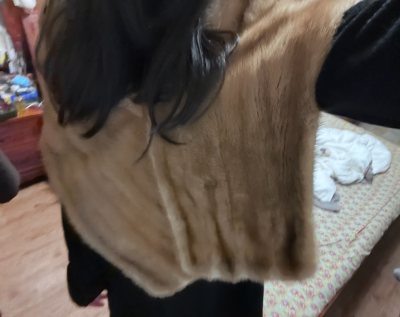 第一次切煤成功是拍卖买到喜欢的皮草披肩，收到货都惊呆了，每条都巨美！物美价廉的一批！马上继续切切切了很多