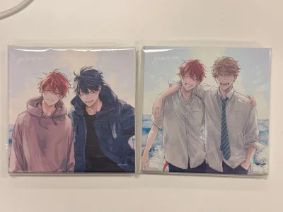 Given的这两张柄图本来我就很喜欢，这次场贩还有帆布画就一定要入手了～从挖煤姬切煤可以用优惠券，本来卖家就挺便宜的，这下更值了～立刻入手了～而且还可以走包税路线，邮费也值麻了～樱花妹的包装很全面，完全是安全抵达～总之，很愉快的购物体验