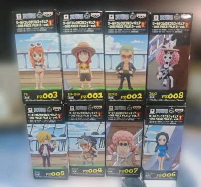 海贼王WCF草帽团休闲服 Z剧场版第一弹，剧场版Z应该一共是3弹，整体都很还原，这个系列中最值得收藏的就是主角团这套，收藏品再次+1