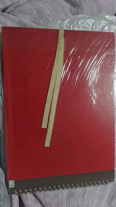 这应该是我买的第四本卡侬素描本了，两本未拆封，一本无标签，这一本是已拆封有标签的，后续还有一本无标签的，真的是很喜欢这个周边，官方不多出点卡侬周边有点可惜啊，一直把卡侬当成拉帝亚斯一样美好，以后碰到合适价格的还是回收的