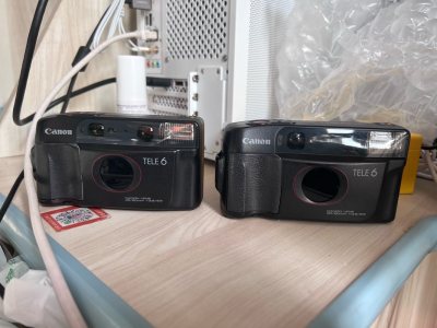 好价收了两个佳能tele6，意外又发现了勃朗尼卡sqa的后背和手柄，依旧好价拿下！顺带拿了三根acros100