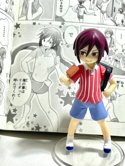 第n个挖煤姬的切煤分享来啦 本次依旧是free松冈凛 这个漫画和小手办一直想收 挖煤姬切煤特别迅速方便快捷 到货也很快没出问题 特别好！