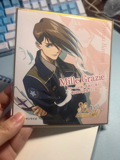 本次主要还是高达w相关，混进去一张seed因为我很喜欢价格也合适所以在骏河屋凑了一单～挖煤姬切骏河屋超级方便几乎是秒切，竹蜻蜓申报方便价格也很低，总之安全到达了我家