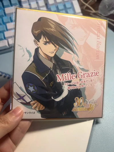 本次主要还是高达w相关，混进去一张seed因为我很喜欢价格也合适所以在骏河屋凑了一单～挖煤姬切骏河屋超级方便几乎是秒切，竹蜻蜓申报方便价格也很低，总之安全到达了我家