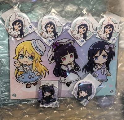 用的任意买代购的kuji抽赏，这次的俺妹抽赏柄图看一眼就很喜欢，果断购入7发，没想到出了1发S，幸运幸运。
​挖煤姬代购审核很迅速，EMS发货也很快，几天就收到了。